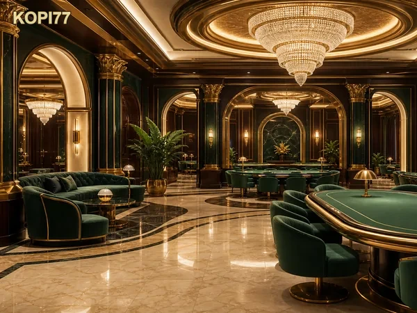 Tampilan halaman Casino Virtual dengan nuansa kuning dan biru
